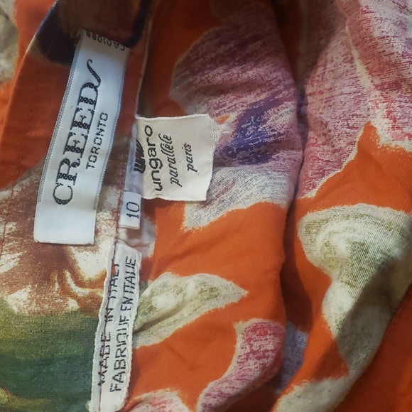 Ungaro Paris Vintage Floral Skirt - Picture 13 of 13